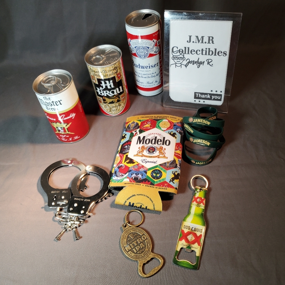 A Collection of Novelty Items and Beer Memorabilia.